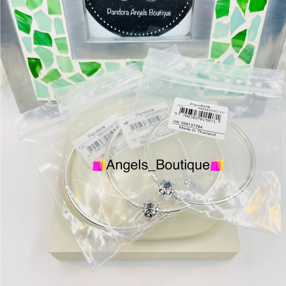 New Pandora Disney Princess Jasmine & Aladdin Bangle Winter Collection 2022 - Picture 10 of 10